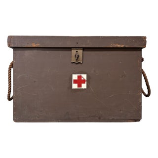 Japanese Medical Supply Chest, 1940s For Sale