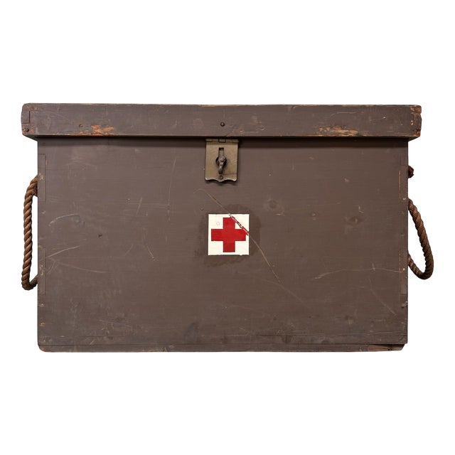 Japanese Medical Supply Chest, 1940s For Sale
