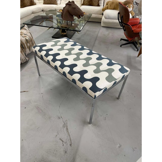 1970s Vintage Florence Knoll Bench For Sale - Image 10 of 13