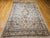 Vintage Indian Silk Rug, Hand-Knotted, Floral Medallion Design, 6' x 9' For Sale - Image 10 of 18