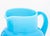 Pair of Erik Hoglund (Swedish, 1932-1998) Turquoise Blue Glass Water Jugs, marked "H 1588/100" to undersides. 6.75" H x...