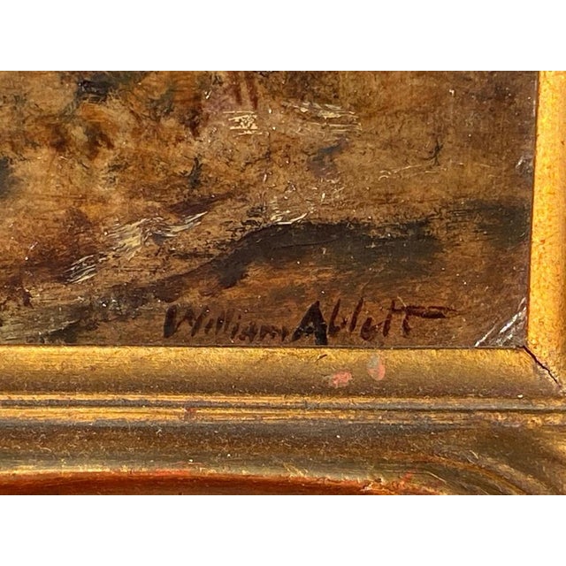 William Albert Ablett, Interior Scene, Oil on Panel, Framed For Sale - Image 6 of 8