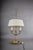 19th Century French Brass Three-Light Bouillotte Lamp with Fabric Shade For Sale - Image 6 of 13