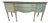 Vintage Morganton Furniture Gustavian-Style Blue Gray Painted Serpentine Sideboard For Sale