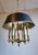 Chandelier in Brass and Lacquered Metal, 1970s For Sale - Image 4 of 9