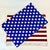 1980s 1980s Vintage Americana Arts & Crafts Flag Motif Placemats and Napkins, 8 Place Setttings - Set of 16 - 4th of July For Sale - Image 5 of 7