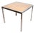 Mid Century Chrome Wicker and Glass Side End Table C. 1970's For Sale