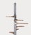 Thirteen-step spiral staircase, made of aluminum and wood. Height: approximately 2.80 m. Step: 35 cm wide · 80 cm long ·...