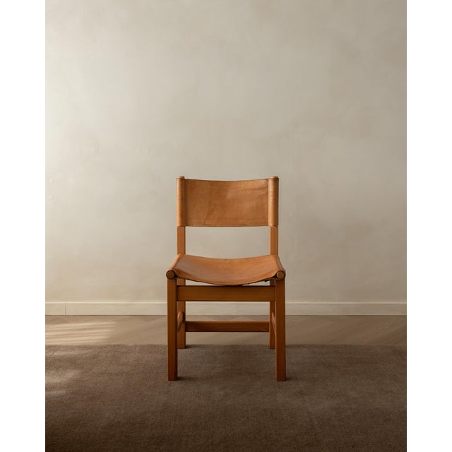 Vintage Kotka Safari Dining Chairs in Pine and Saddle Leather attributed to Tomas Jelinek for Ikea, 1980s, Set of 6 For Sale - Image 10 of 18