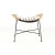 Arthur Umanoff Arthur Umanoff Mid Century Iron and Rattan Catchall Table Stool For Sale - Image 4 of 10