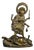 Artigianale, Antica Scultura In Bronzo Divinità Indù Kali Su Shiva Esposizione XX Sec., Bronze For Sale