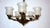 Antique French Brass and Glass Chandelier from Unbekannt, 1920s For Sale - Image 10 of 10