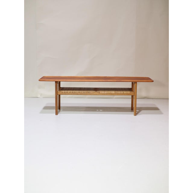 Beautiful coffee table designed around 1955 by hans j. Wegner for andreas tuck in denmark. This is the at-10 model, a...