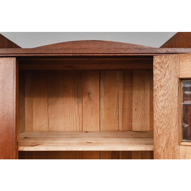 Art Nouveau Cabinet in Oak For Sale - Image 14 of 18