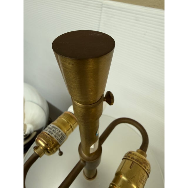 Sherrill Canet Interiors Italian Gazing Globe Lamps, Pair For Sale - Image 9 of 12