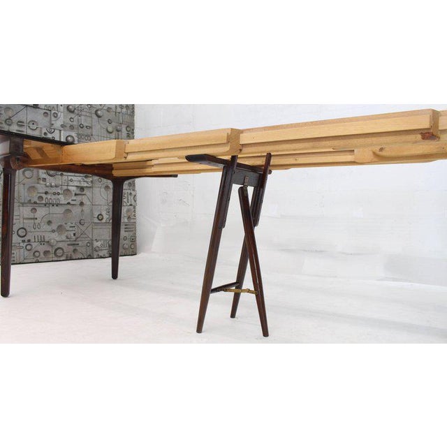 Mid-Century Modern Banquet Large Dining Conference Table ...