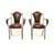 A stunning pair of vintage iron and leather armchairs by Frederic Weinberg, made in the USA and dating from around the...