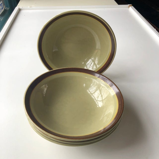 1970s Midcentury Vera Cruz International Stoneware Bowls S/4 For Sale - Image 5 of 5
