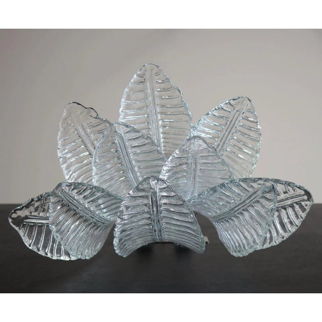 Pair of Murano Six-Tier Felci Wall Sconces - 10 Glasses For Sale - Image 9 of 9