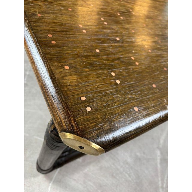 Wood Vintage Bamboo Coffee Table by Tobia Scarpa for B&B Italia, 1970s For Sale - Image 7 of 12