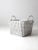 Vintage Large White Storage Basket For Sale - Image 4 of 13
