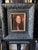 M.Y. 3 by Mark Bradley Schwartz | Oil on Board Portrait of a Woman with Long Hair For Sale