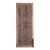 Antique Lotus-Motif Hand-Carved Solid Wood Door | Statement Entry Doors 96x36 For Sale