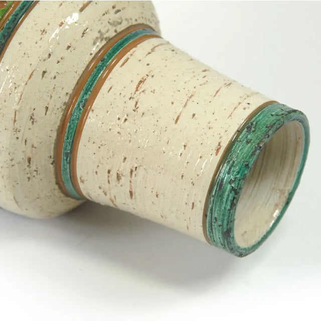 Mid-Century Sgraffito Ceramic Vase, 1970s. For Sale - Image 4 of 9