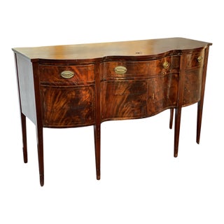 Antique Mahogany Hepplewhite Sideboard For Sale