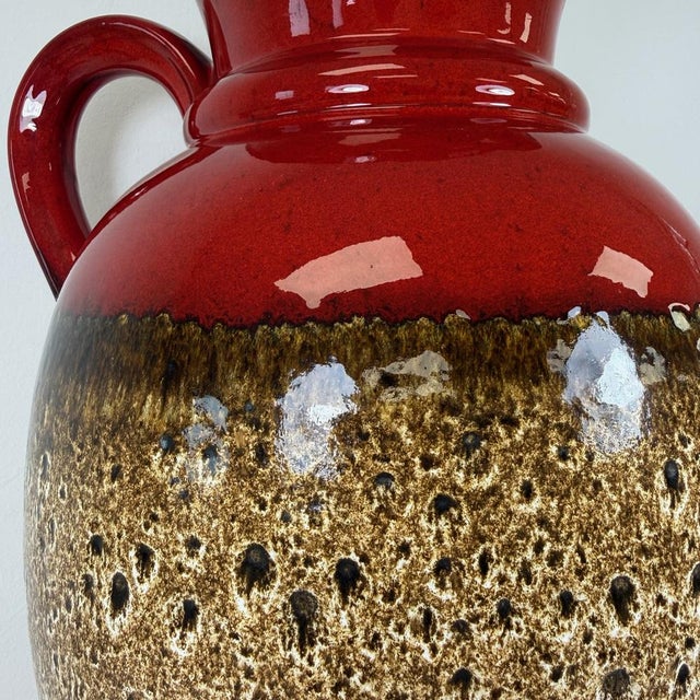 Fat Lava Floor Vase from Scheurich Keramik, 1960s For Sale - Image 9 of 15