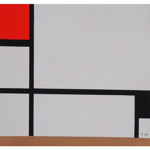 Piet Mondrian (1872-1944) Composition Color stencil On heavy paper, 24 x 31 cm (approx. 9 x 12 inches) Signed in the plate...