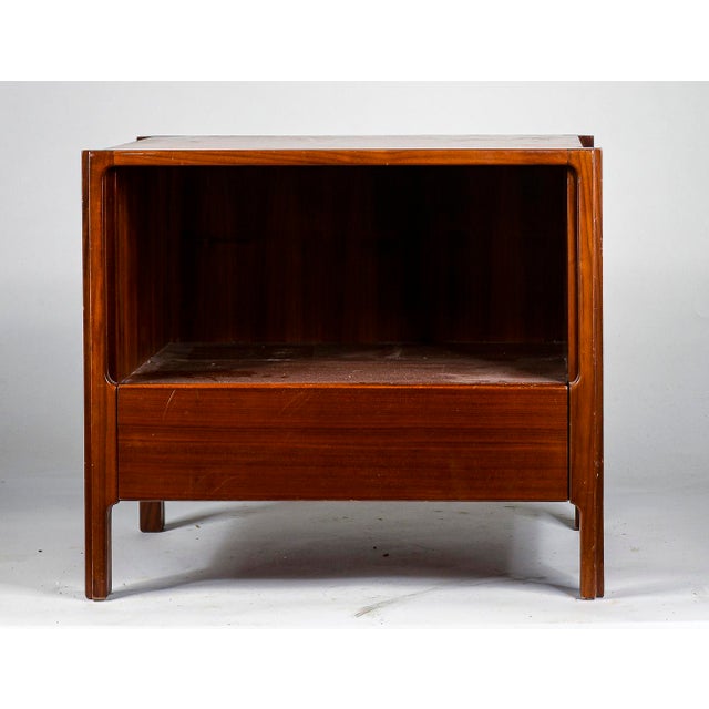 Vintage Wooden Bedside Table with Drawer and Open Compartment from Stilwood For Sale - Image 12 of 18