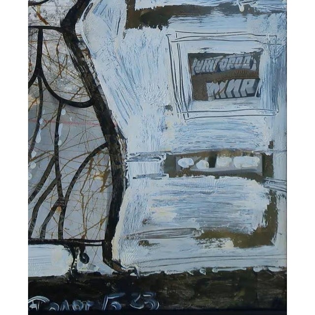 Avant-Garde Oil Painting, Ukrainian Soviet Art, Sologub n.n. 60-50 For Sale - Image 6 of 6