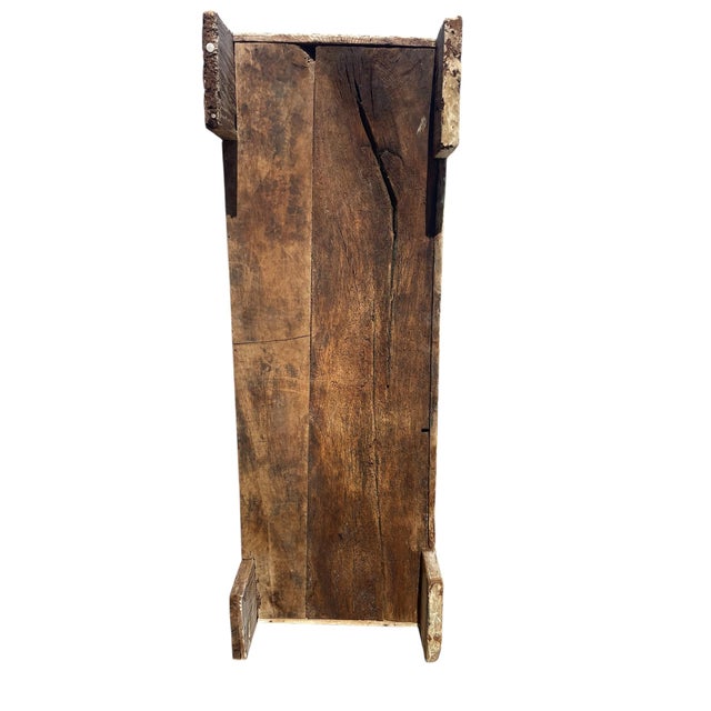 Antique Rustic Chest in Oak, 1600 For Sale - Image 5 of 6