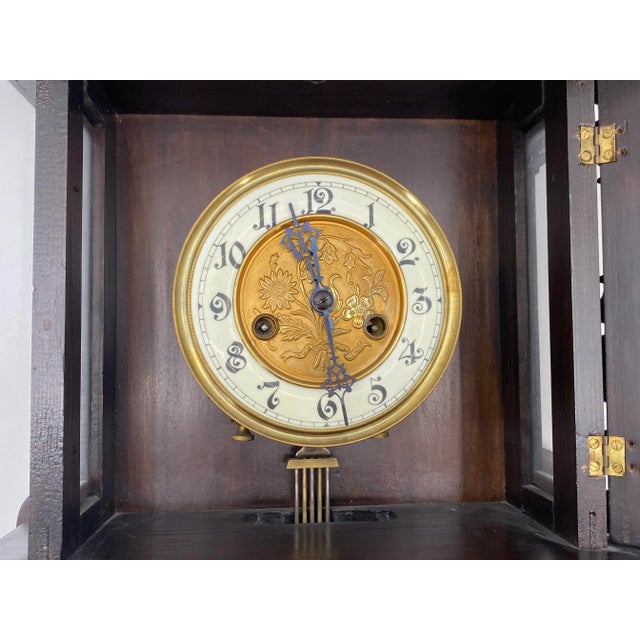 Antique German Wall Clock, 1890 For Sale - Image 6 of 13