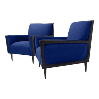 Modern Mid-Century Style Lounge Chairs - a Pair For Sale