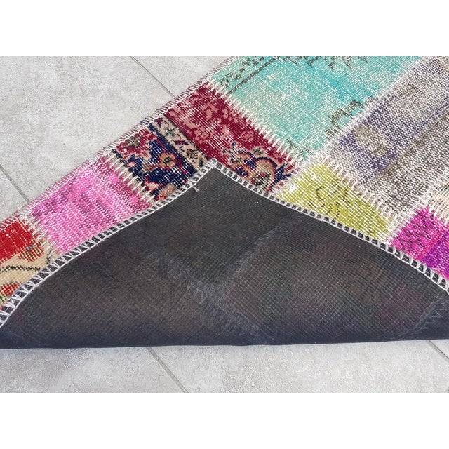 Textile 1960s Turkish Anatolian Decorative Runner For Sale - Image 7 of 10