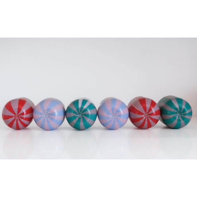 Contemporary Murano Glasses by Mariana Iskra for Ribes Studio, Set of 6 For Sale - Image 3 of 15