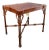 Late 20th Century Table Drexel Heritage Brand Chippendale Style Mahogany Wood Vintage ClassicDecor For Sale
