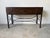 Campaign 1980s Vintage Ralph Lauren Style Leather Suitcase Console Table With Brass Accents & Metal Base For Sale - Image 3 of 17