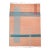 Dusty Rose, Rust, Aqua and Chambray Moroccan Flatweave Kilim Wool Rug - 5x8 For Sale