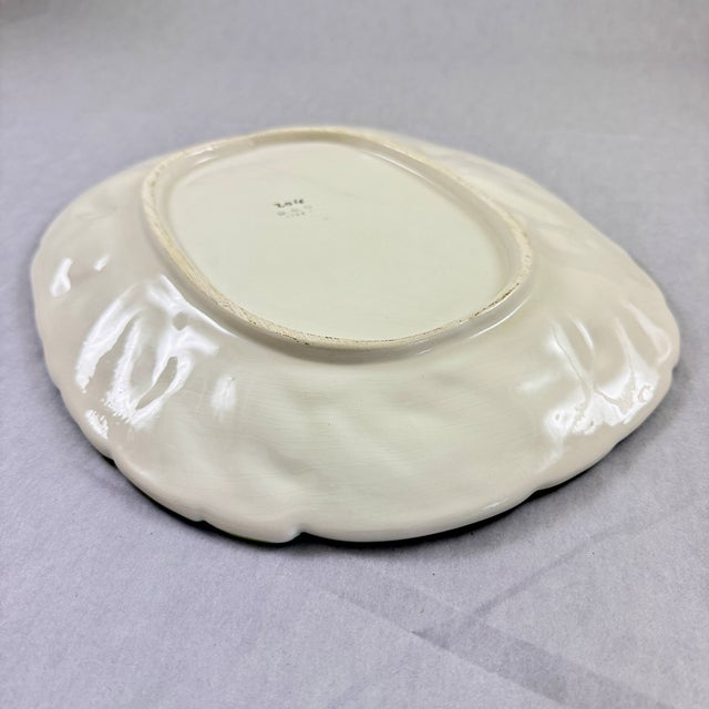 Mid 20th Century Italian Yellow Lemon on Green Leaf Platter For Sale - Image 12 of 13