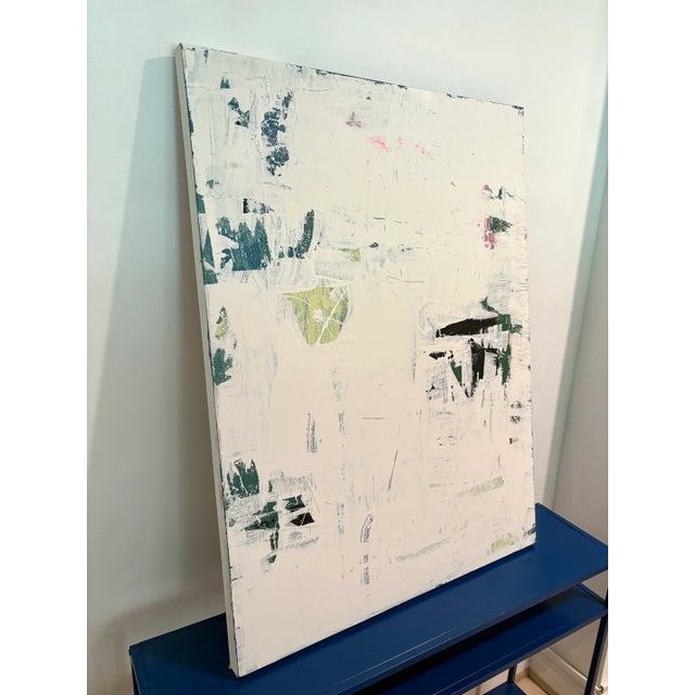 Sarah Trundle Sarah Trundle, Contemporary Abstract Painting, "Gotcha" For Sale - Image 4 of 6