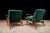 Pair of Armchairs in Brazilian Hardwood & Green Velvet by Liceu De Artes E Ofícios, 1960s For Sale - Image 9 of 13