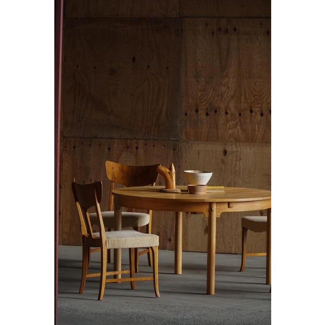Mid-Century Modern Øresund Dining Table in Oak & Brass by Børge Mogensen for Karl Andersson & Söner, 1950s For Sale - Image 10 of 16