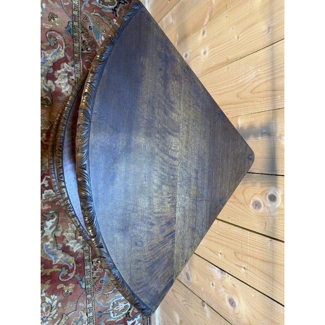 Small Corner Shelf in Walnut For Sale - Image 5 of 7