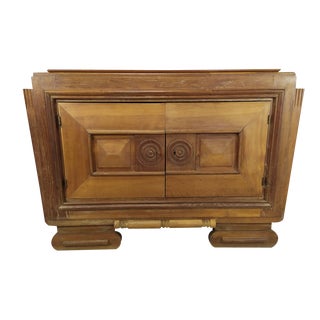 Brutalist Art Deco Buffet by Charles Dudouyt, 1930s For Sale