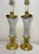 American 1980s Stiffel Vintage Brass Cut Crystal Electric Table Parlor Lamps - a Pair For Sale - Image 3 of 10