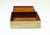 A silver-plated box with a naturalistic oriental decor from the first half of the 20th century The box is made of wood...