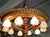 French Bronze Dore' Wheel Chandelier For Sale In West Palm - Image 6 of 10